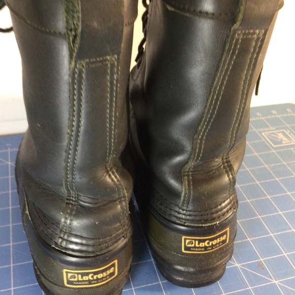 Men’s sz 7 (Women’s sz.9) LaCrosse Iceman Pac Boots, leather, waterproof - Picture 2 of 4